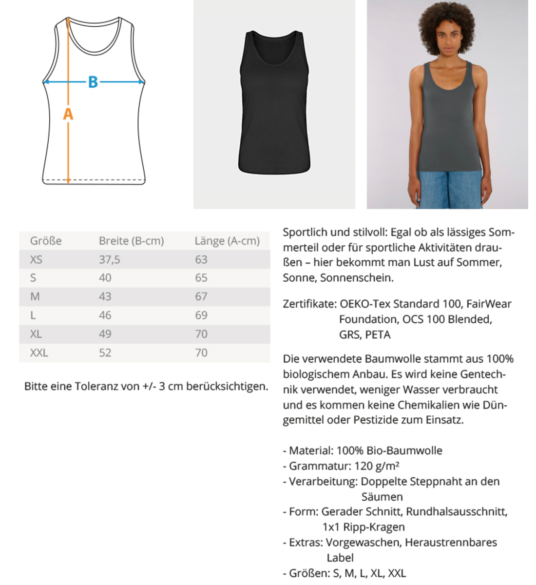 L.L.R. - Damen Tank-Top