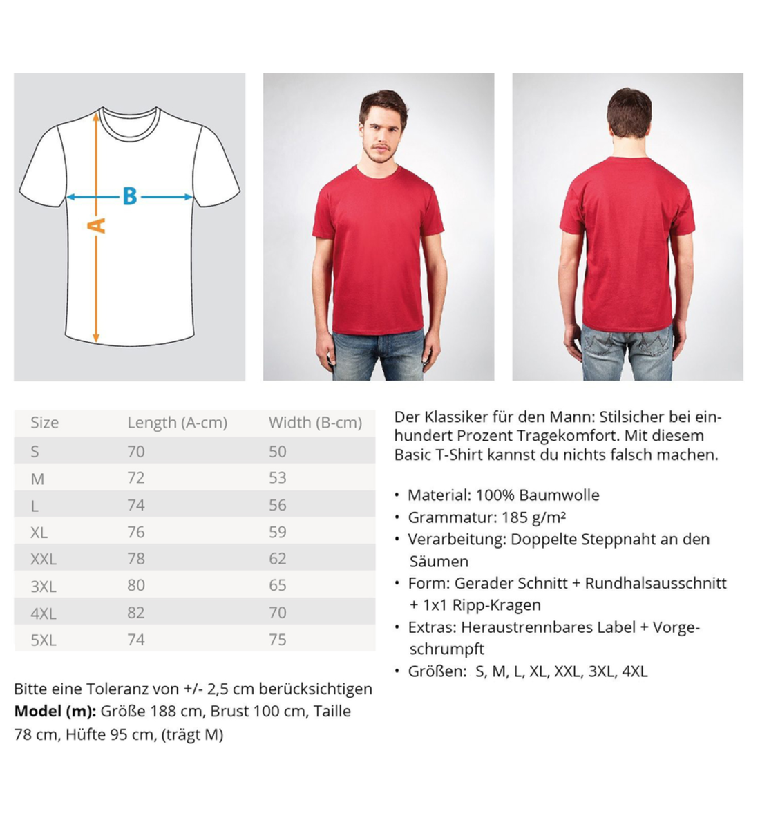 CUSTOM - Herren Shirt