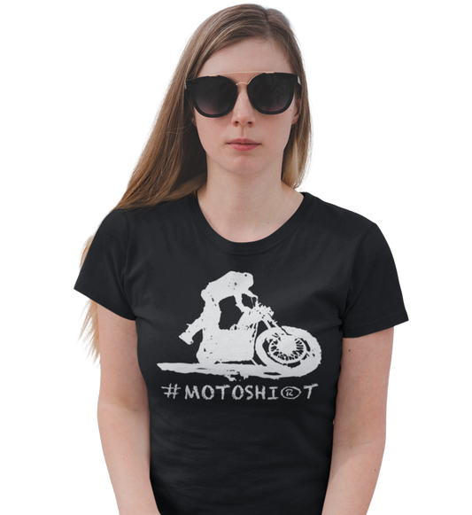 KICK THAT... #MOTOSHI®T - Damen Shirt - NEGATIVE EDITION