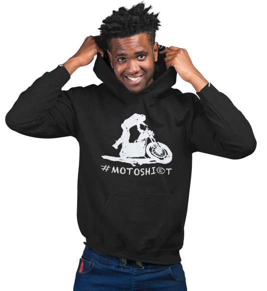 KICK THAT... #MOTOSHI®T - Herren Hoodie - NEGATIVE EDITION