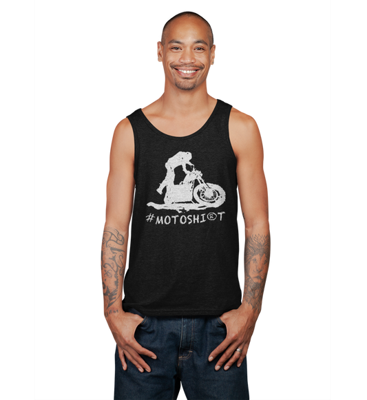 KICK THAT... #MOTOSHI®T - Herren Tank-Top - NEGATIVE EDITION