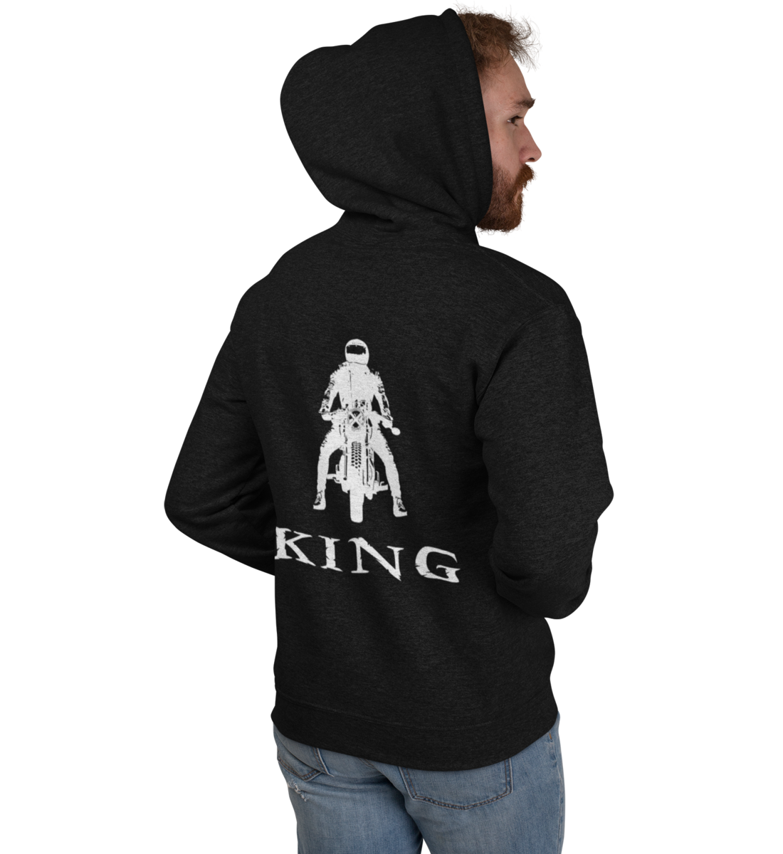 KING - Herren Hoodie - NEGATIVE EDITION