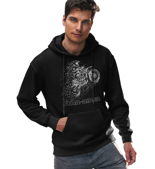 STAR-RIDER - Herren Hoodie - NEGATIVE EDITION